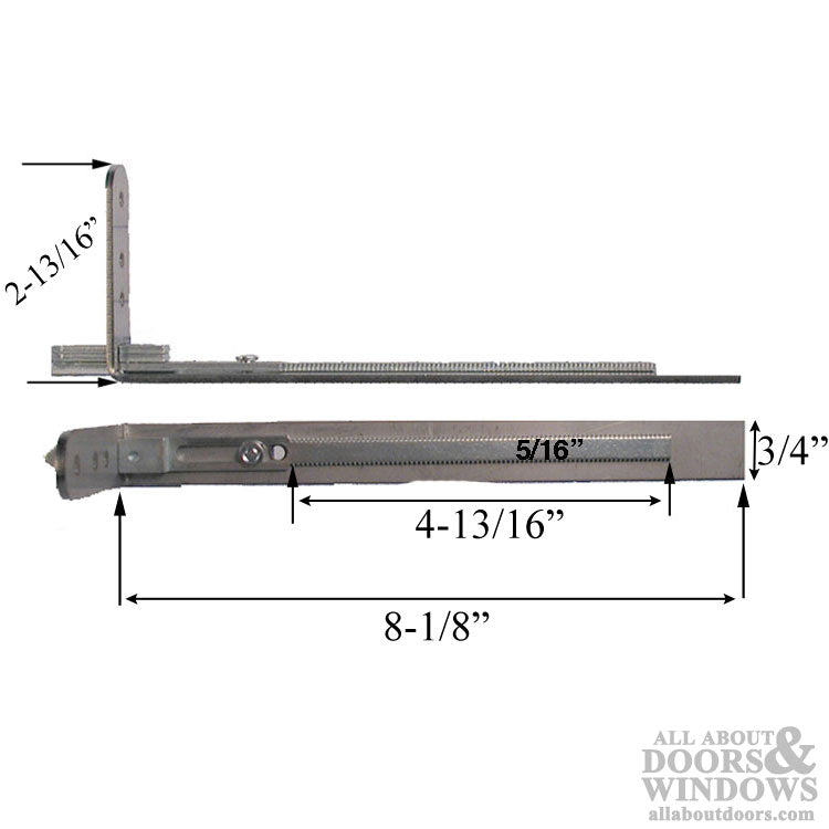 Corner Drive Shootbolt Extension 20mm Face - Stainless Steel - Corner Drive Shootbolt Extension 20mm Face - Stainless Steel