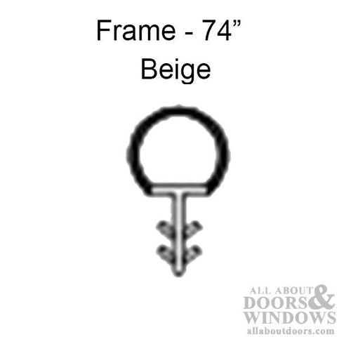 Marvin Weatherstrip For Casement Windows Bulb Weather Seal 2 Beige 74 Inch Strips - Marvin Weatherstrip For Casement Windows Bulb Weather Seal 2 Beige 74 Inch Strips