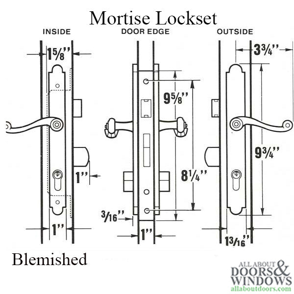 Marks 2750 SlimLine Storm Door Security Door Lock Keyed Both Sides Oil Rubbed Bronze Finish-BLEMISHED - Marks 2750 SlimLine Storm Door Security Door Lock Keyed Both Sides Oil Rubbed Bronze Finish-BLEMISHED