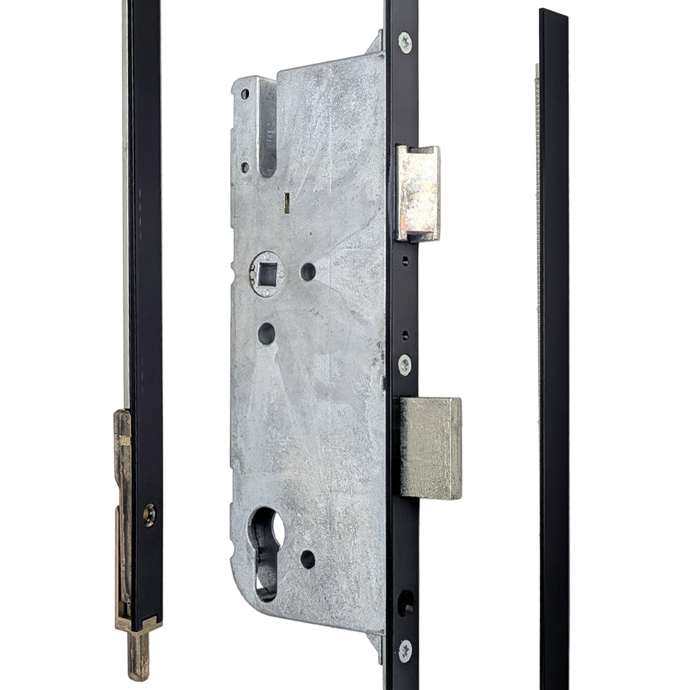 Cremona 55/92 Euro - Shootbolt, Active Mortise Lock - Black - Cremona 55/92 Euro - Shootbolt, Active Mortise Lock - Black