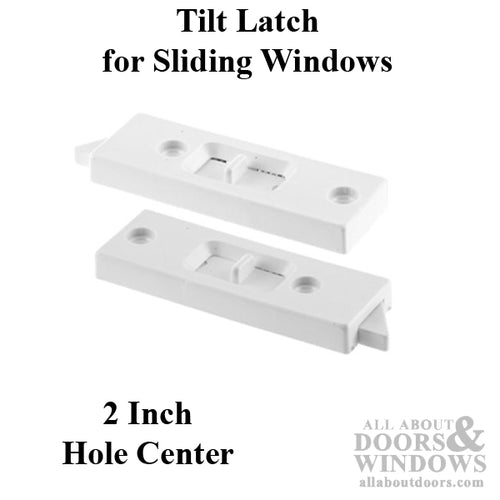 Tilt Latch - Vinyl Window Tilt Latch Hardware, Vinyl - White - Tilt Latch - Vinyl Window Tilt Latch Hardware, Vinyl - White