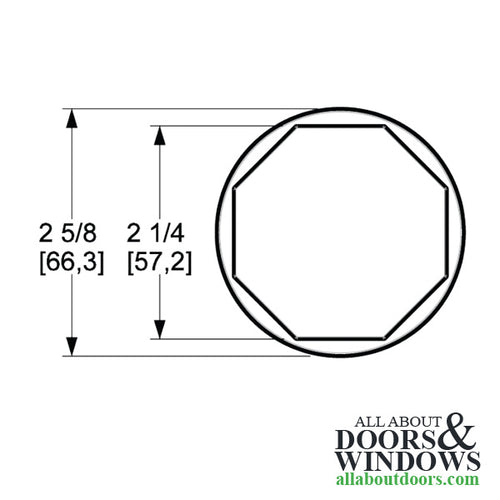 5073 Estate Knob - Lifetime Polished Brass - 5073 Estate Knob - Lifetime Polished Brass