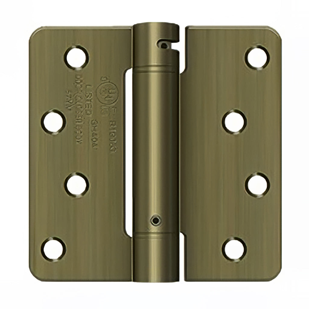 Spring Hinge 4 x 4 x 1/4 Radius Corners, Single Action - Choose Color - Spring Hinge 4 x 4 x 1/4 Radius Corners, Single Action - Choose Color