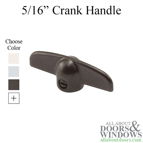 Crank Handle, 5/16 Inch Spline, T-Shape - Crank Handle, 5/16 Inch Spline, T-Shape