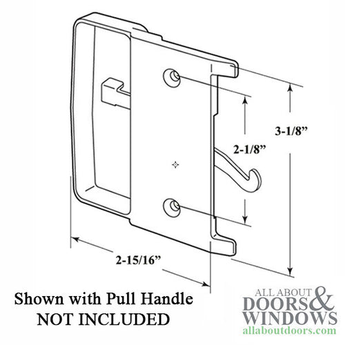 Andersen 4 Panel Screen Door Locking Lever Latch - Andersen 4 Panel Screen Door Locking Lever Latch