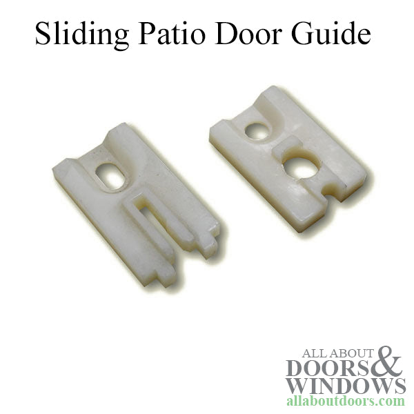 Sliding Patio Door Guide -  White Plastic - Sliding Patio Door Guide -  White Plastic