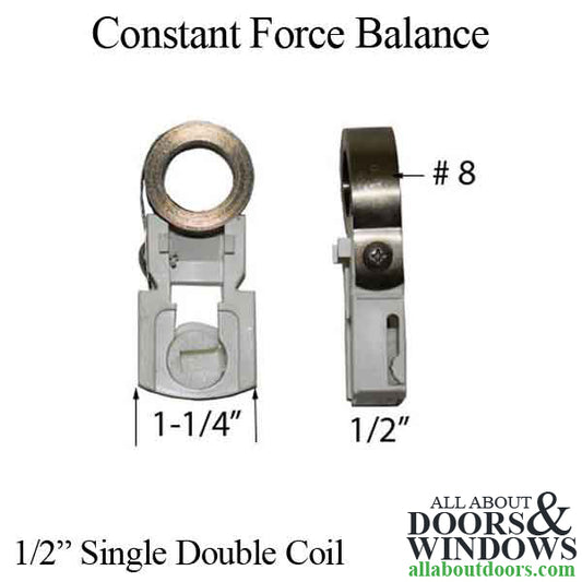 Constant Force Balance 1/2 Single/Double Coil, 8/840 Weight