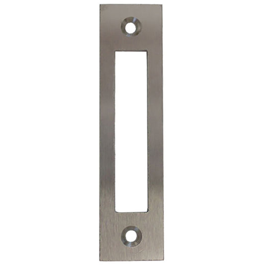 Custom Strike Plate, Flat 1 X 4  - Stainless Steel