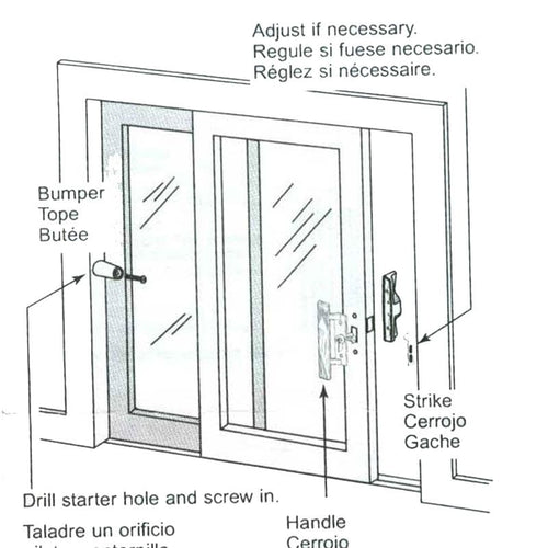 Black Rubber Bumper for Sliding Patio Door 1 Inch - Black Rubber Bumper for Sliding Patio Door 1 Inch