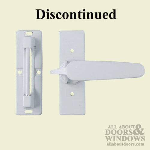 Surface Mount, Cole Sewell / Pella Storm Door Handle with locking lever - Discontinued - Surface Mount, Cole Sewell / Pella Storm Door Handle with locking lever - Discontinued