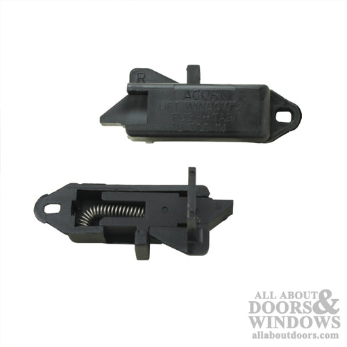 Acorn Tilt Latch - Pair - Black - Acorn Tilt Latch - Pair - Black