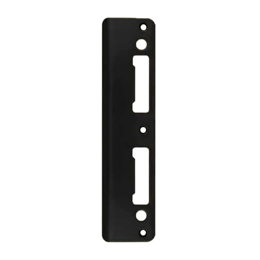 Latch & Deadbolt Strike Plate 2-¼ Inch Door PC0015N Black Finish