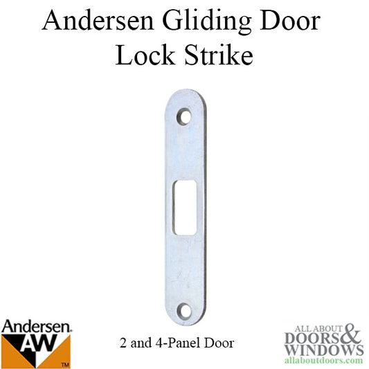 Andersen Flat Strike Gliding Door Lock 2 or 4 Panel Doors