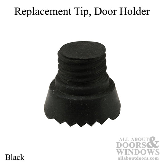 Replacement Tip, Door Holder 11/16 In Twist-In Black