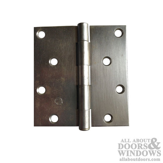 Steel Hinge - 4 x 3-3/4 - Square Corners