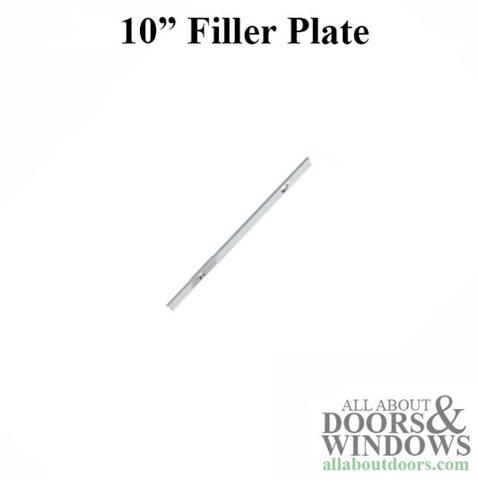 16mm Filler Plate, MP Lock Blank Face, - Stainless Steel, 10"