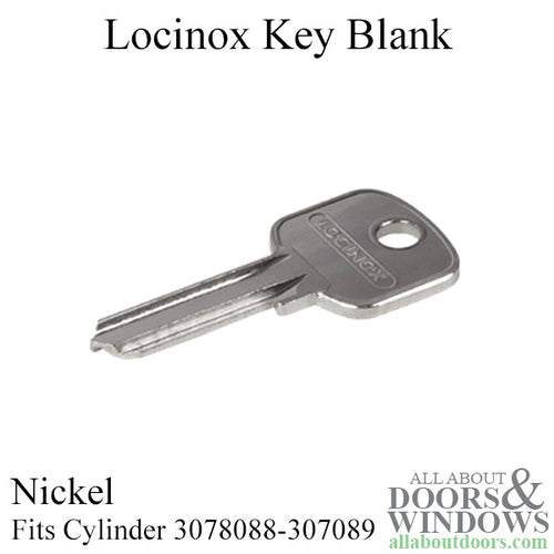 Locinox Key Blank for 5-Pin  2-3/8