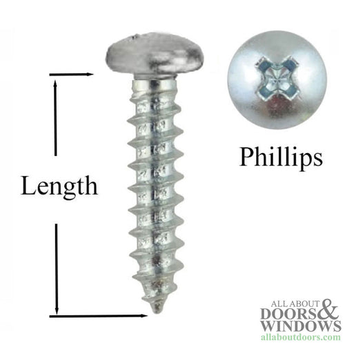 Pan Head Phillips Sheet Metal Screw Pack 10 x 2-1/2