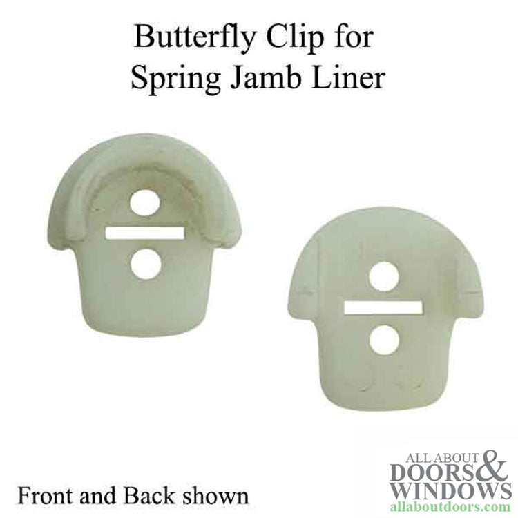 Butterfly Clip for Spring Jamb Liners - Butterfly Clip for Spring Jamb Liners