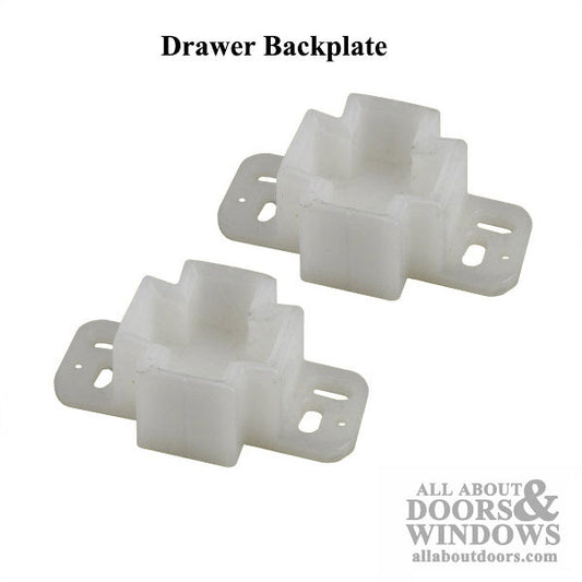 Backplate - Drawer Track, 3/4 inch