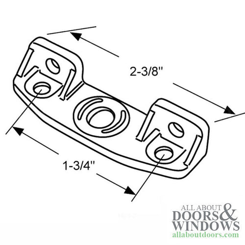 Truth  51.01.32.011B Bracket for Awning Window - Black - Truth  51.01.32.011B Bracket for Awning Window - Black