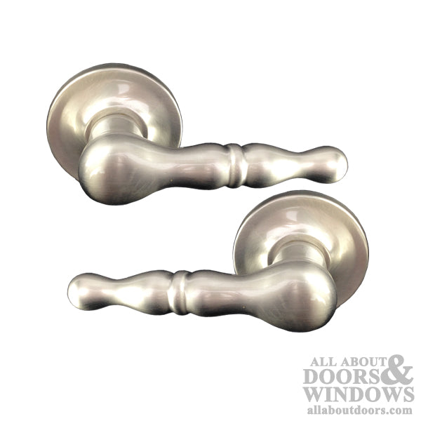 Kwikset Fremont US15 732 FL Dummy Lever Pair, Satin Nickel - Kwikset Fremont US15 732 FL Dummy Lever Pair, Satin Nickel
