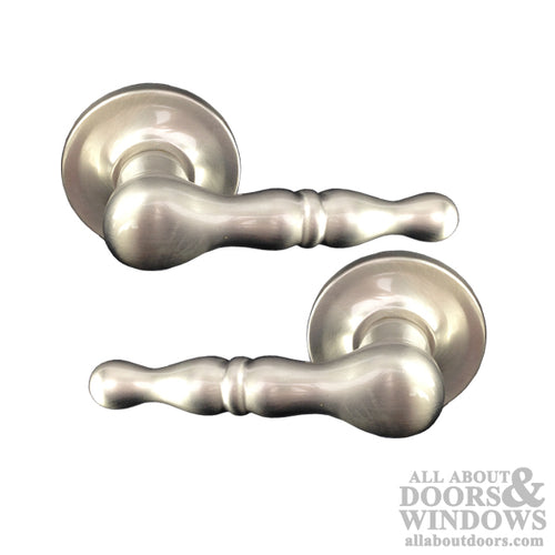 Kwikset Fremont US15 732 FL Dummy Lever Pair, Satin Nickel - Kwikset Fremont US15 732 FL Dummy Lever Pair, Satin Nickel
