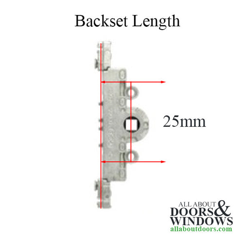 Monobloc Gear Box for Tilt & Turn Window Multipoint Lock, Choose Backset - Monobloc Gear Box for Tilt & Turn Window Multipoint Lock, Choose Backset