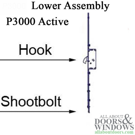 16mm P3000 Active 45/92, Rhino Hook at 24.87" and Lower Shootbolt Gear