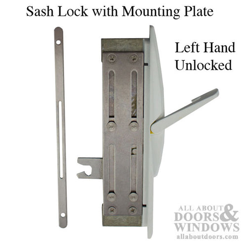 Casement Window, Heavy Duty Sash Lock - White - Casement Window, Heavy Duty Sash Lock - White