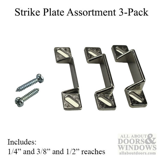 Strike Plate Assortment 3 Pack