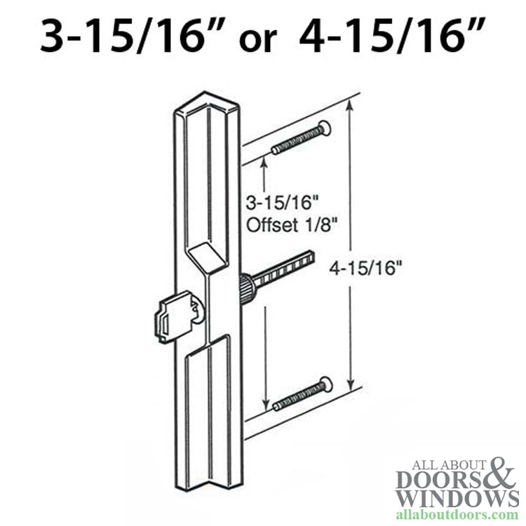 Outside Pull and keyed locking unit, Diecast Metal - Choose Color - Outside Pull and keyed locking unit, Diecast Metal - Choose Color