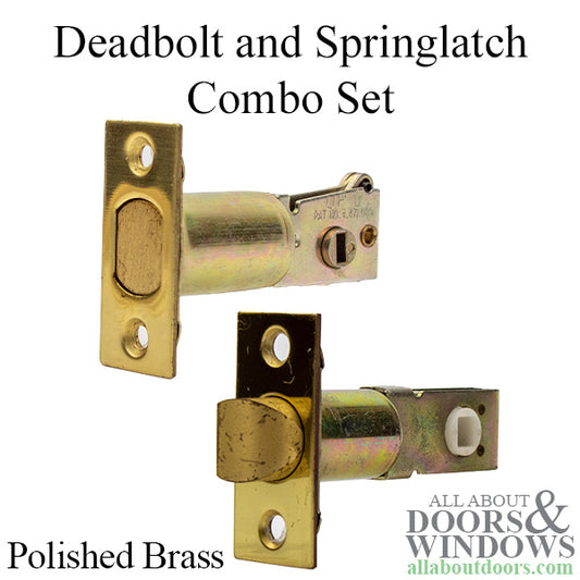 2-3/8 Backset Latches, Spring & Deadbolt Combo