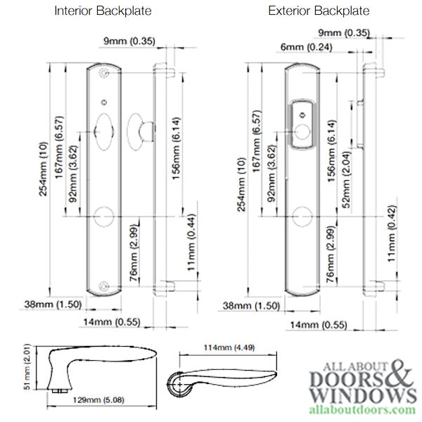 Hoppe HLS7 Handleset, Toronto, M1020/2167N, Keyed Active, Satin Nickel - Hoppe HLS7 Handleset, Toronto, M1020/2167N, Keyed Active, Satin Nickel