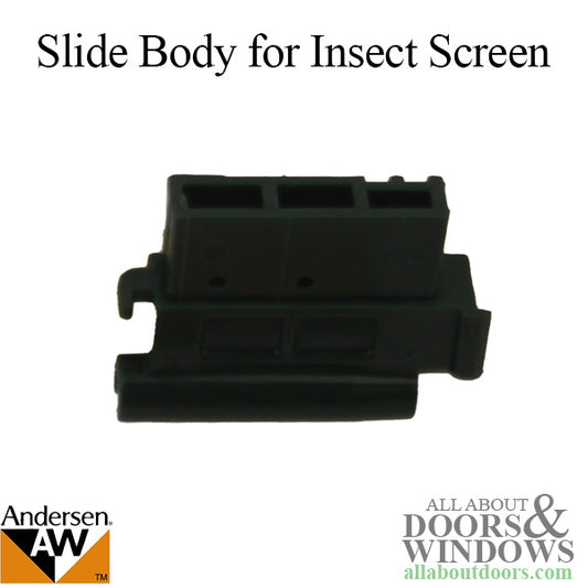 Andersen Frenchwood Gliding Doors - Slide Body - Retractable Insect Screen - Right - Forest Green