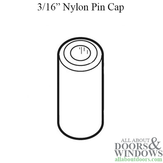 Pin Cap / Guide, 3/16 I.D., Nylon Replacement - Each