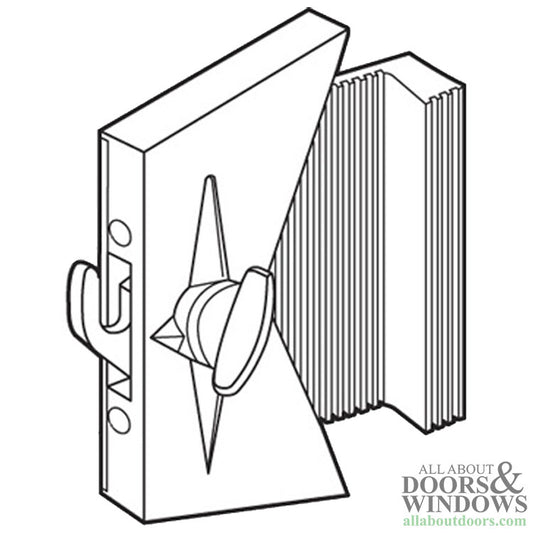 Patio Glass Sliding Door Inside Handle Lock For Horizon