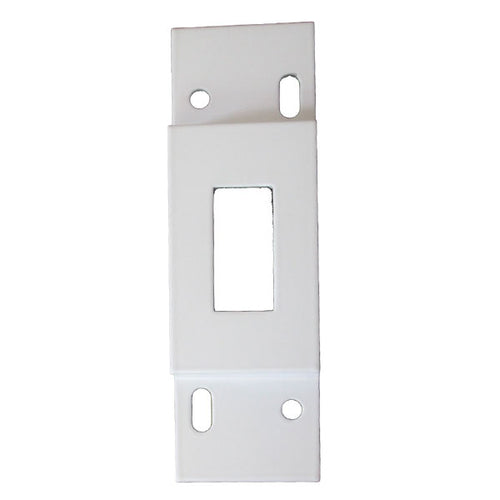 Sliding Patio Door Keeper 1-1/2 x 4-3/4 x 5/8 Zinc Alloy White - Sliding Patio Door Keeper 1-1/2 x 4-3/4 x 5/8 Zinc Alloy White