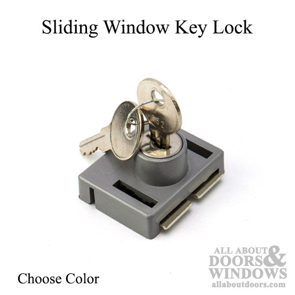 Sliding Window Keyed Lock - Choose Color - Sliding Window Keyed Lock - Choose Color