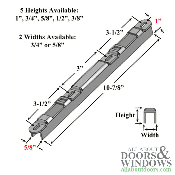 Sliding Door Strike Plate Keeper 1