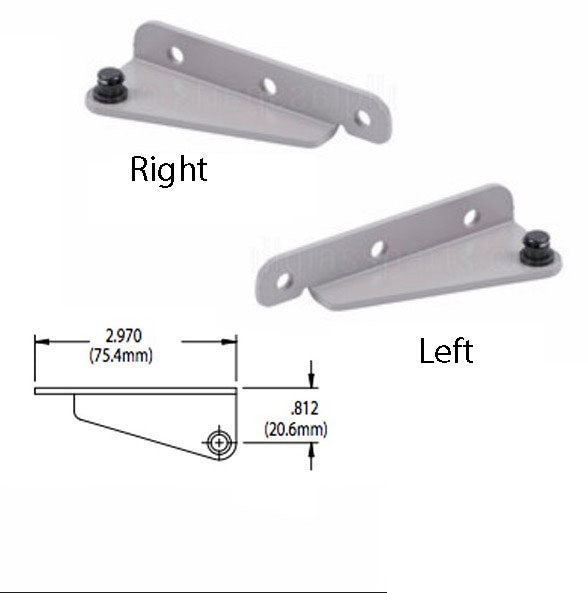 Truth 12785 Casement Sash Bracket Stud Post with Snap Ring - Truth 12785 Casement Sash Bracket Stud Post with Snap Ring