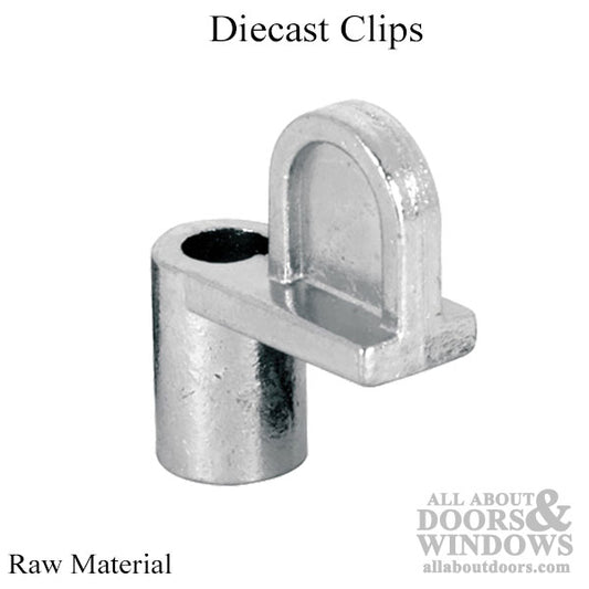 Window Screen Diecast Clips, 7/16 inch, Raw Material - 8 Pack