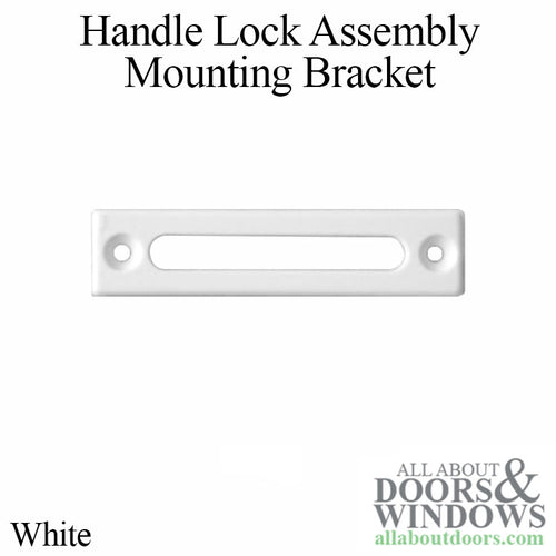 Roto Mounting Bracket,Handle Lock Assembly for casement window - White - Roto Mounting Bracket,Handle Lock Assembly for casement window - White