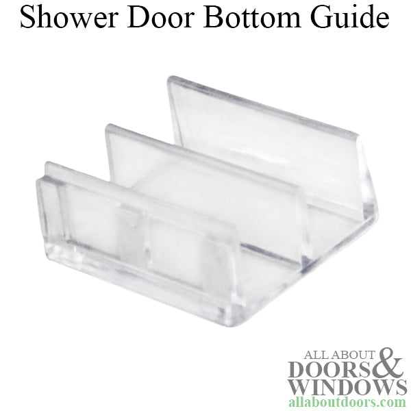 Sliding Shower Door Bottom Guide Nylon for 1-7/16