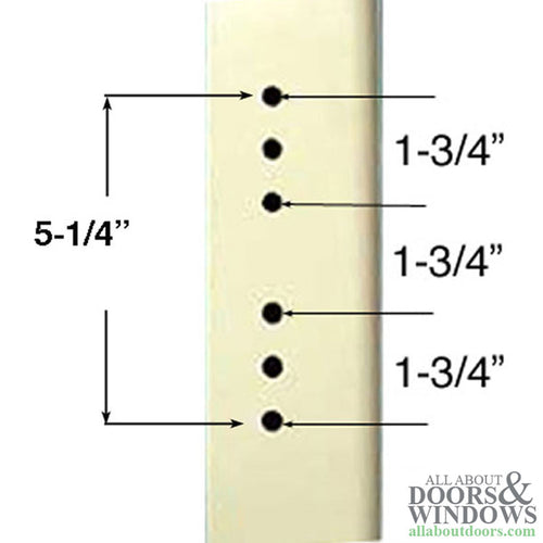 Andersen/ Emco Storm Door Hardware Kit - Satin Nickel Exterior, Black Interior - Andersen/ Emco Storm Door Hardware Kit - Satin Nickel Exterior, Black Interior