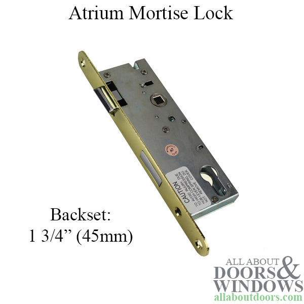 Atrium Door Parts Mortise Lock Body Only Atrium Door Hardware Polished Brass Mortise Lock - Atrium Door Parts Mortise Lock Body Only Atrium Door Hardware Polished Brass Mortise Lock