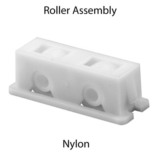 Roller Assembly (Flat) - Sliding Windows, Nylon