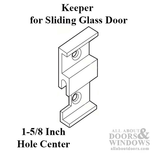 Keeper - Sliding Patio Door, Extruded Aluminum - Aluminum