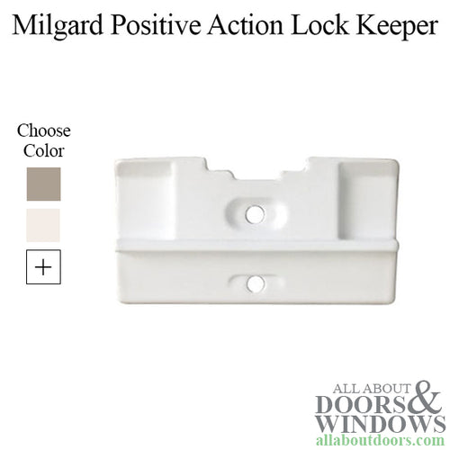 Milgard Positive Action Lock Keeper for Double and Single Hung Windows - Milgard Positive Action Lock Keeper for Double and Single Hung Windows