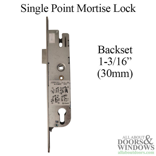 G-U Monolock 30/92 Euro Single Point Mortise Lock (SPL) - Stainless Steel - G-U Monolock 30/92 Euro Single Point Mortise Lock (SPL) - Stainless Steel